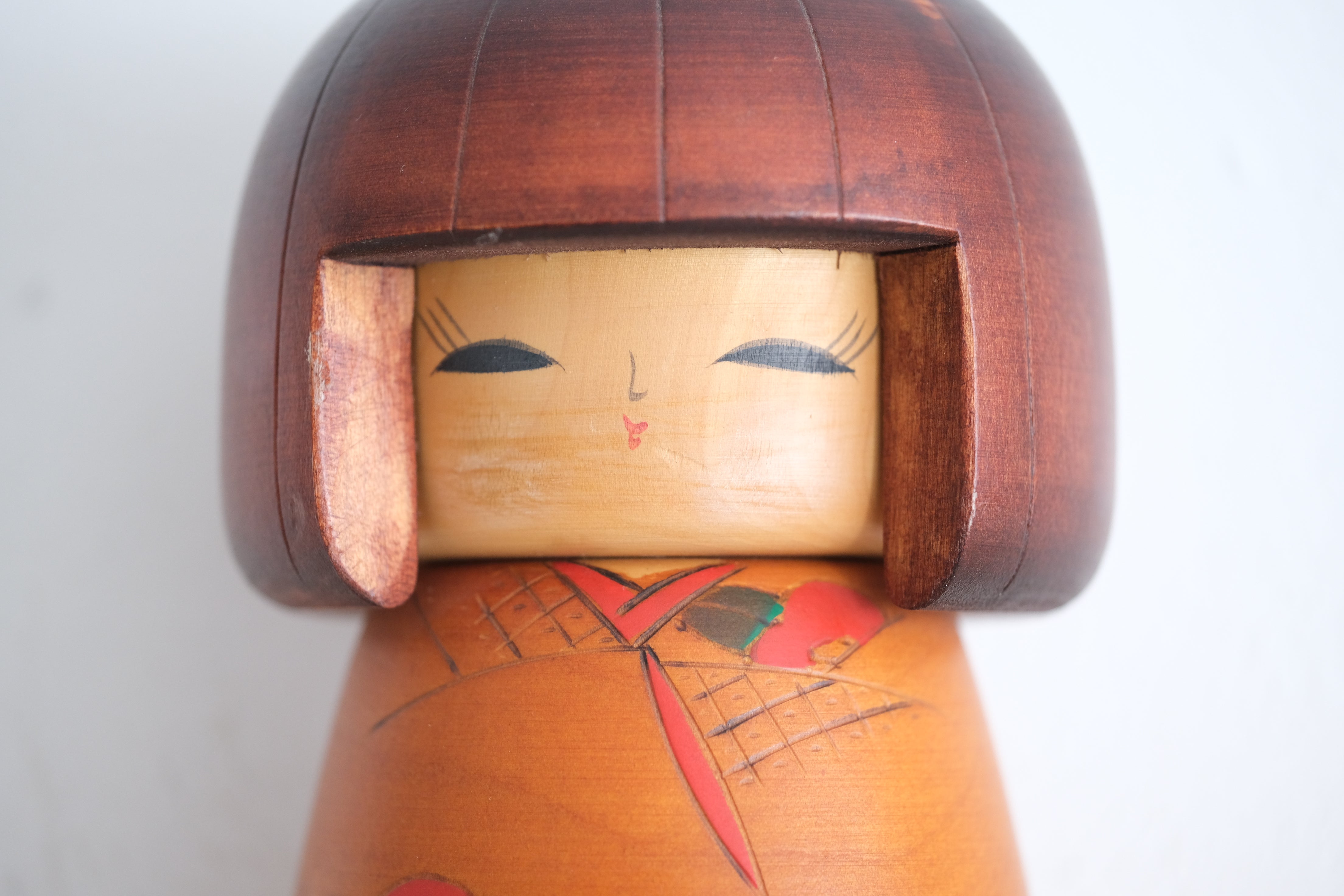 Vintage Gumma Kokeshi By Sato Suigai (1920-) | 17 cm