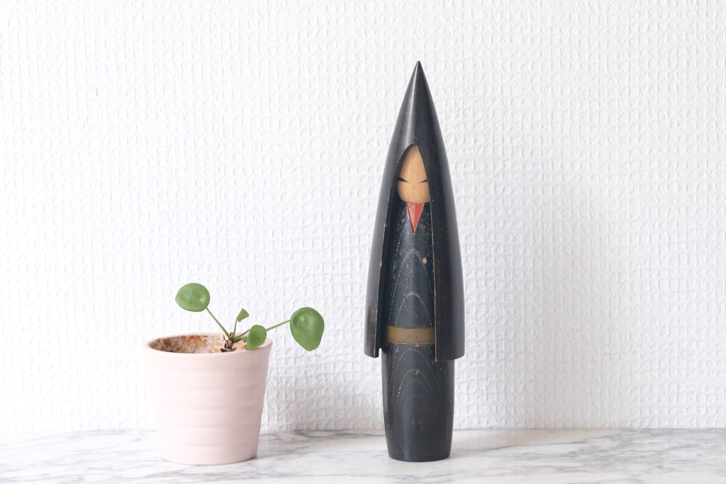 Exclusive Vintage Creative Kokeshi By The famous Shozan Shido (1932-1995) | 20,5 cm