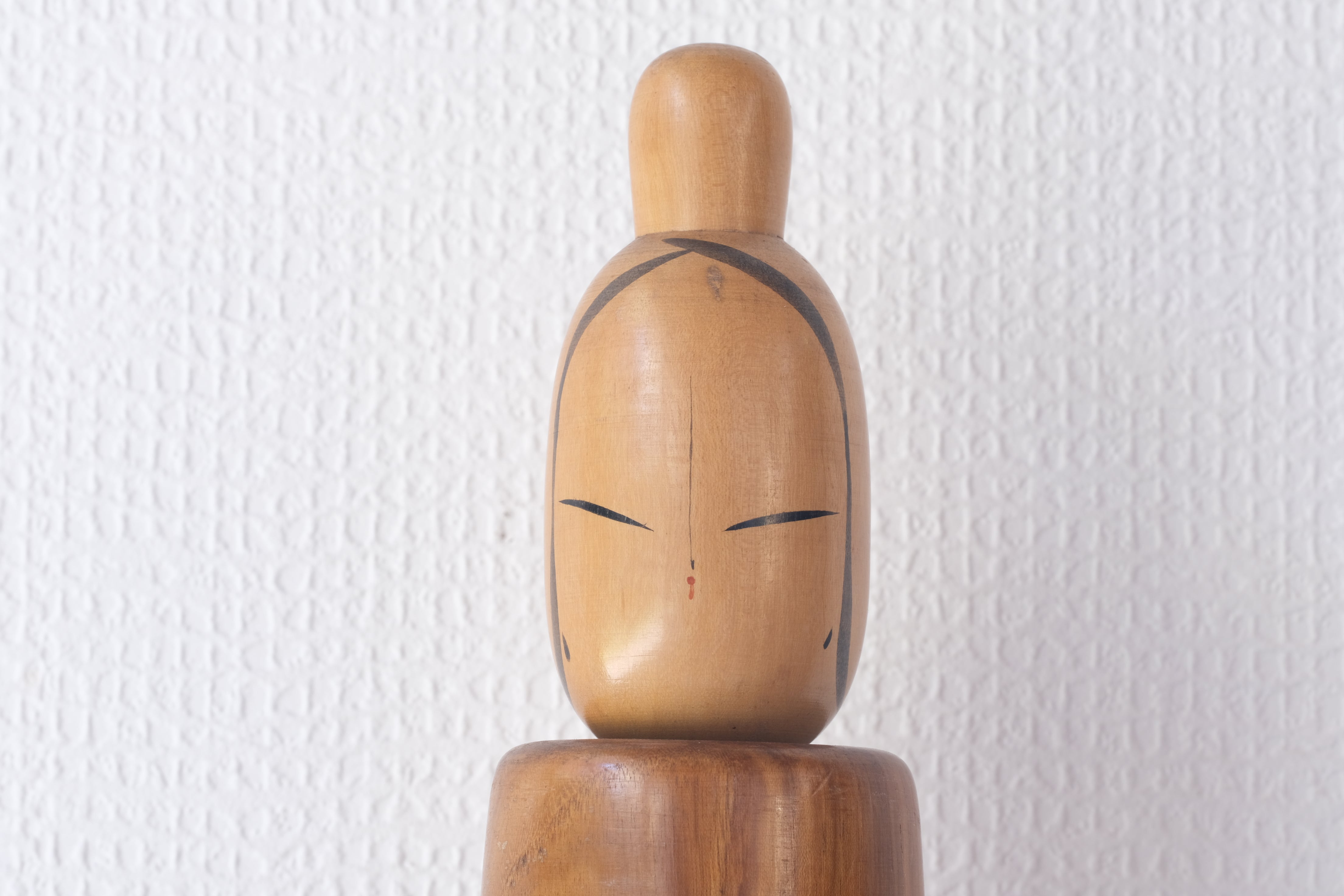 Exclusive Vintage Sosaku Kokeshi By the Award-winning Shozan Shido (1932-1995) | 47 cm