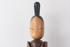 Exclusive Vintage Sosaku Kokeshi By the Award-winning Shozan Shido (1932-1995) | 48 cm