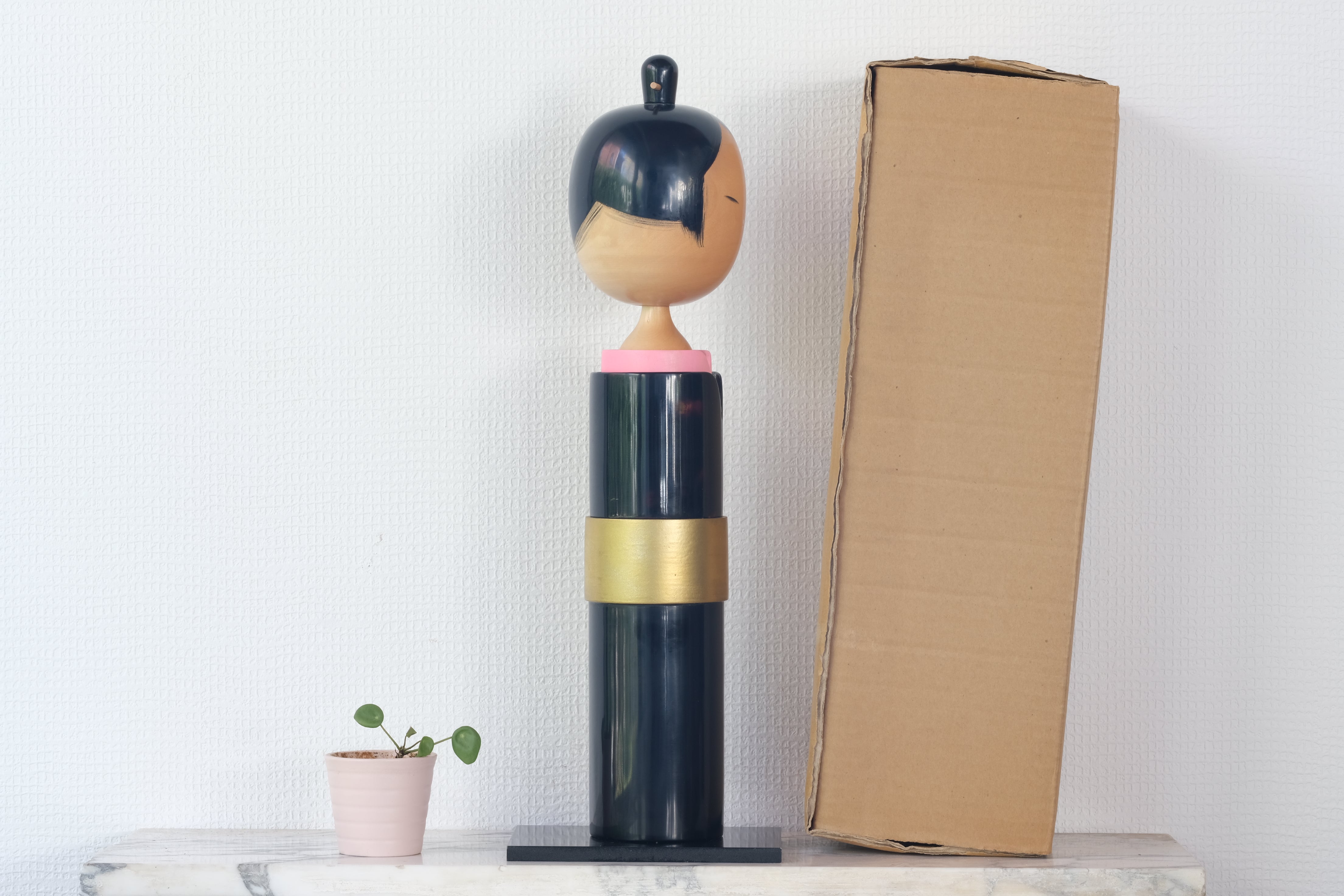 Exclusive Vintage Creative Kokeshi By The Famous Takahashi Hajime (1918-2002) | 47 cm