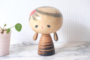 Cute Vintage Creative Kokeshi with Pigtails | 11,5 cm