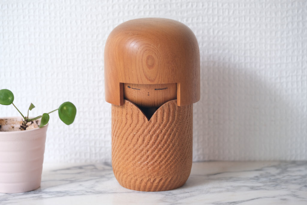 Exclusive Vintage Creative Kokeshi By The famous Shozan Shido (1932-1995) | 15 cm