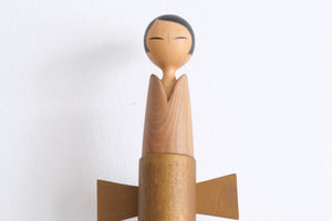 Exclusive Vintage Kokeshi By The famous Shozan Shido (1932-1995) | 50 cm