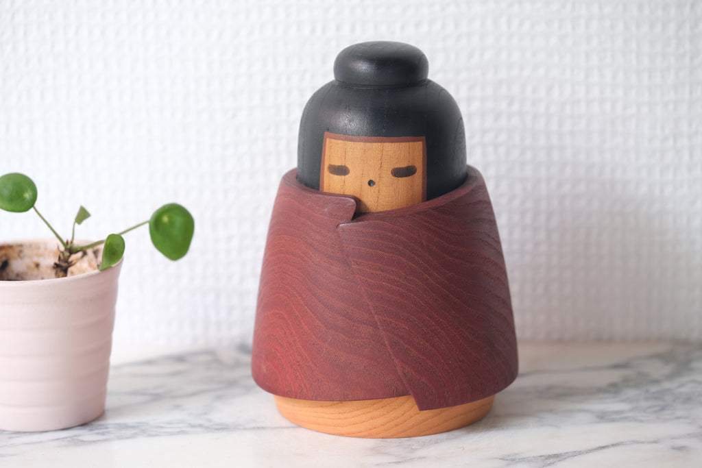 Exclusive Vintage Creative Kokeshi By Sanpei Yamanaka (1926-2012) | 13,5 cm