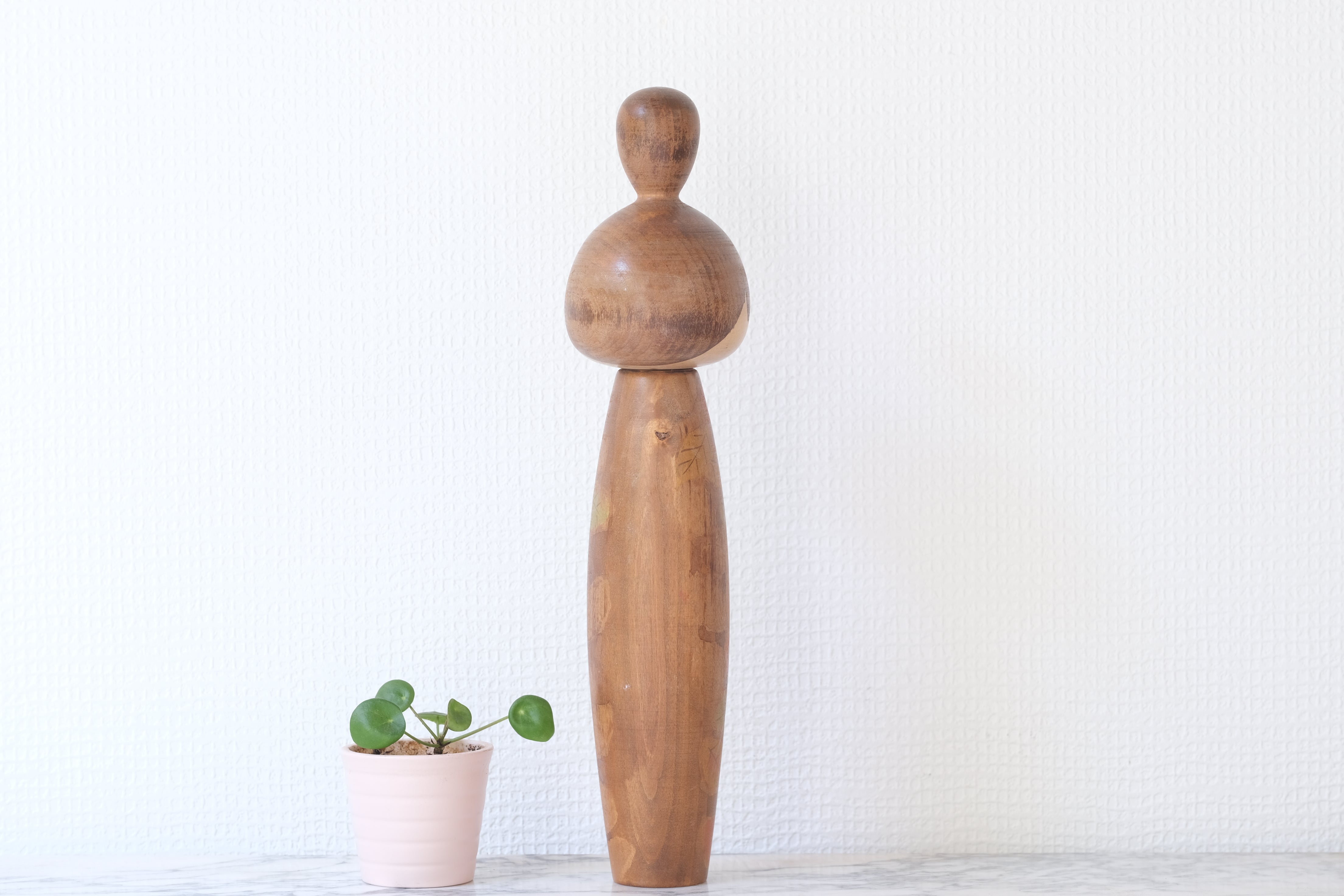 Exclusive Vintage Creative Kokeshi Attributed to Issetsu Kuribayashi (1924-2011) | 34,5 cm