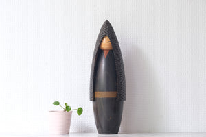 Exclusive Vintage Creative Kokeshi By The famous Shozan Shido (1932-1995) | Titled: 'Fuyu No Shojo - Winter Girl' | 29,5 cm