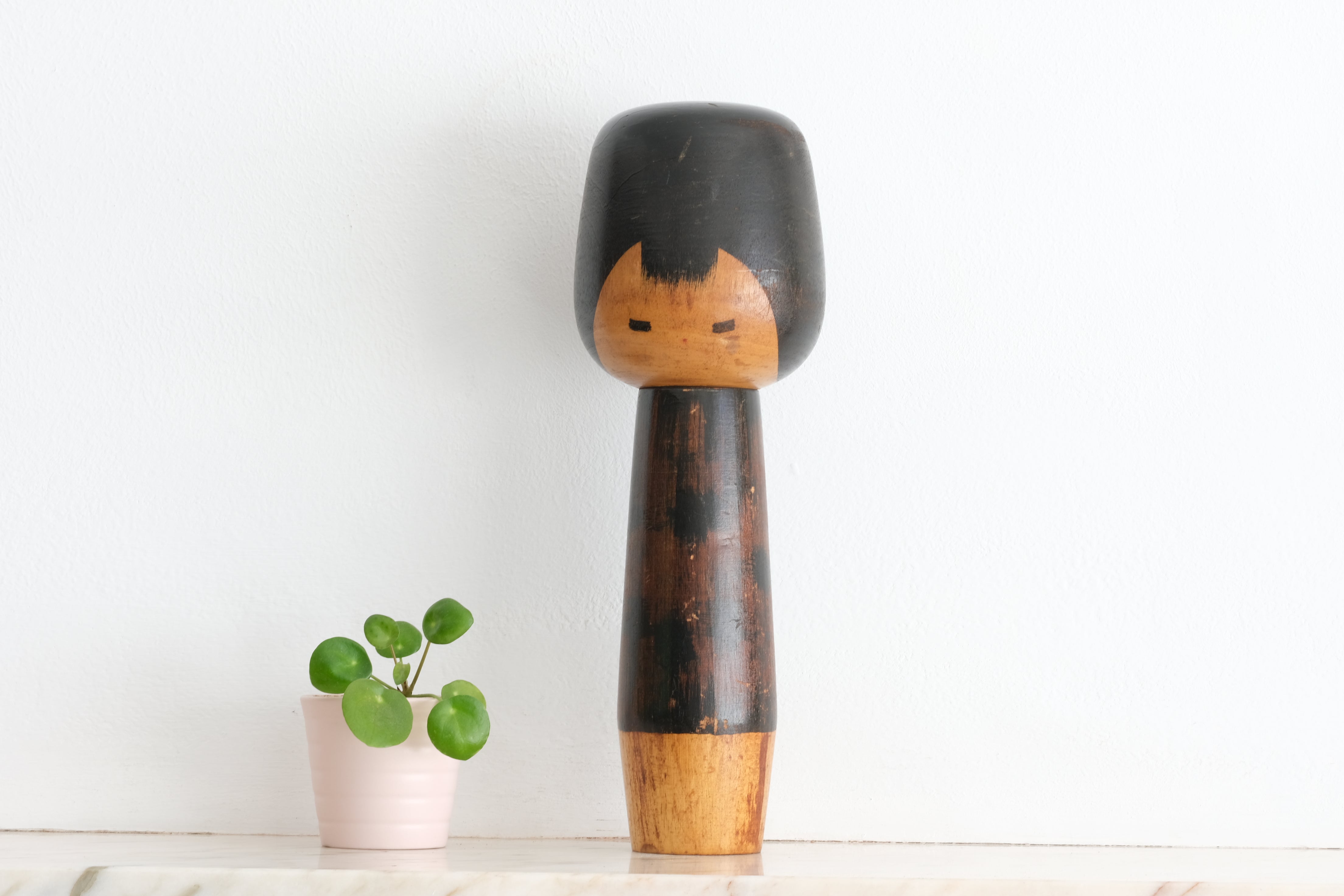 Exclusive Vintage Sosaku Kokeshi by Hideo Ishihara (1925-1999) | 29 cm