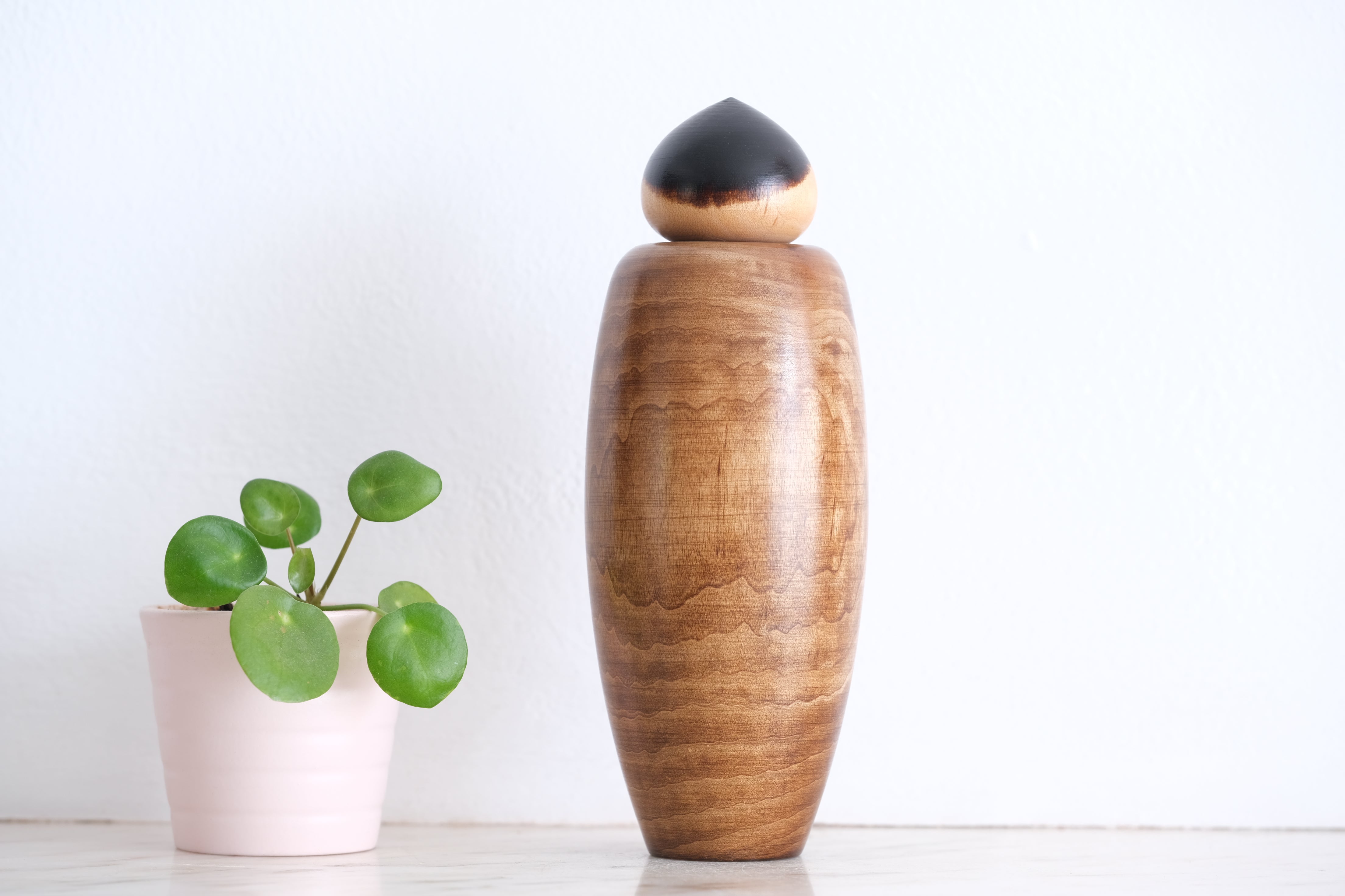 Vintage Creative Kokeshi By Sanpei Yamanaka (1926-2012) | 18,5 cm