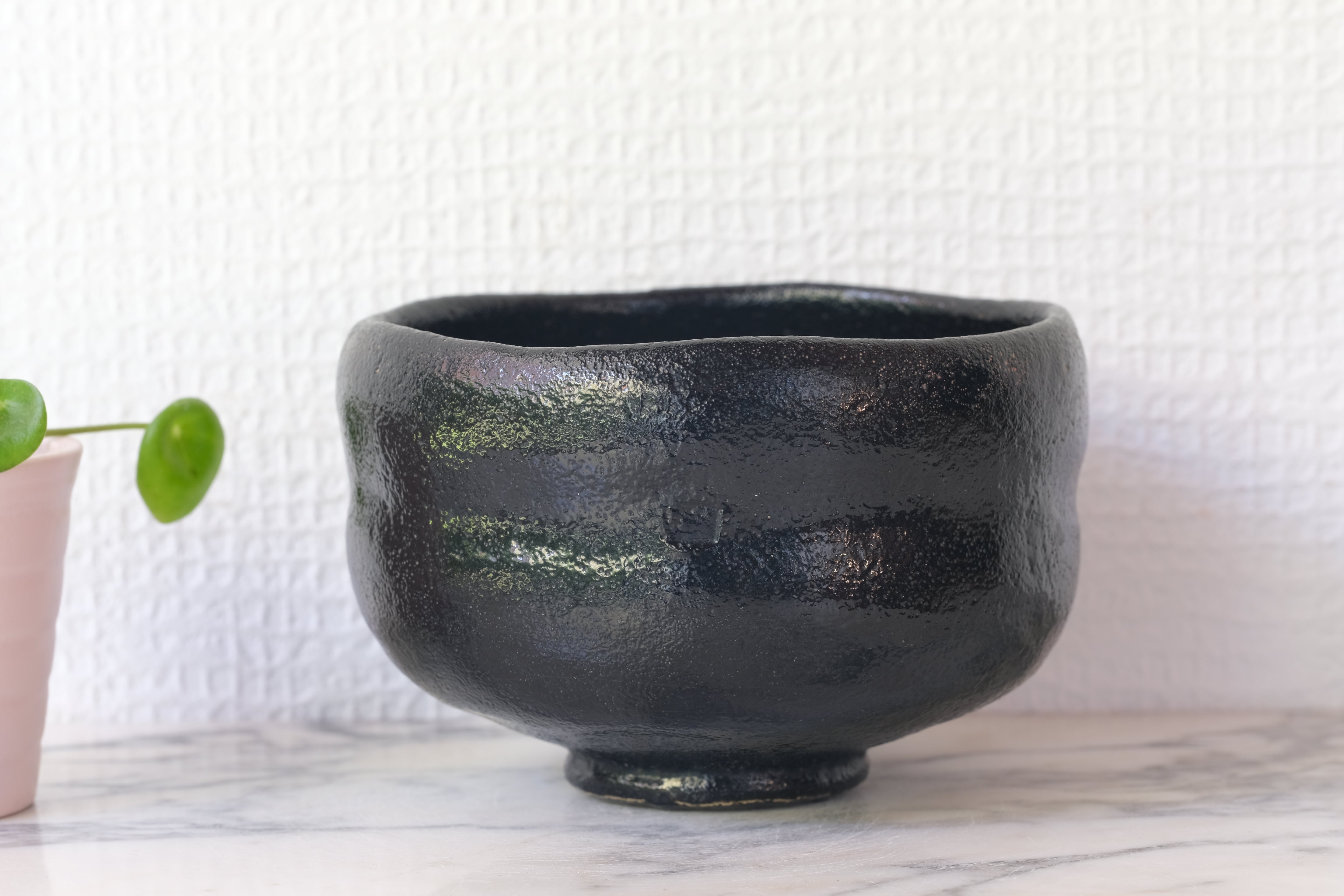 Japanese Ceramic Tea Bowl by Yamashita Toshiaki 山下才彰 (1944-) | 8 cm
