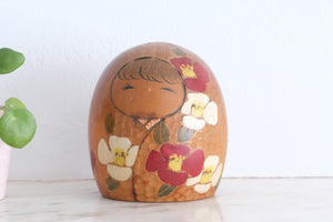 Cute Vintage Creative Kokeshi by Murakami Chie | 9,5 cm
