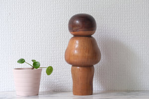 Rare Vintage Creative Kokeshi by Kato Masami (1925-) | 18 cm