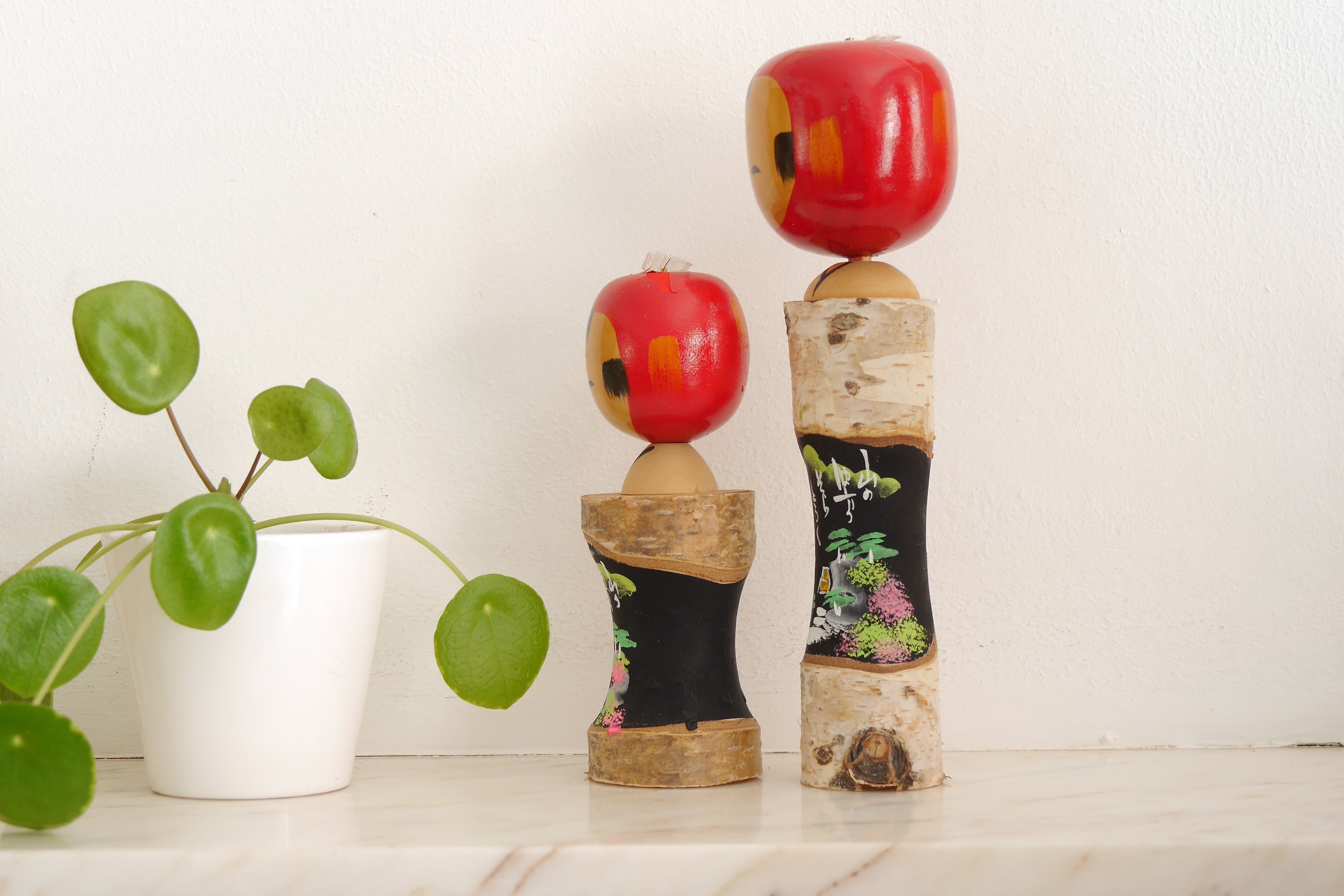 A lovely pair of Vintage Creative Kokeshi