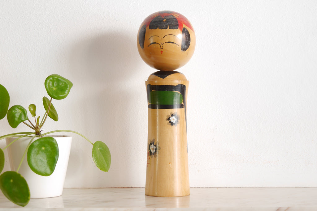 Vintage Sosaku Kokeshi By Kiyohara Takao (1916 - TBD)