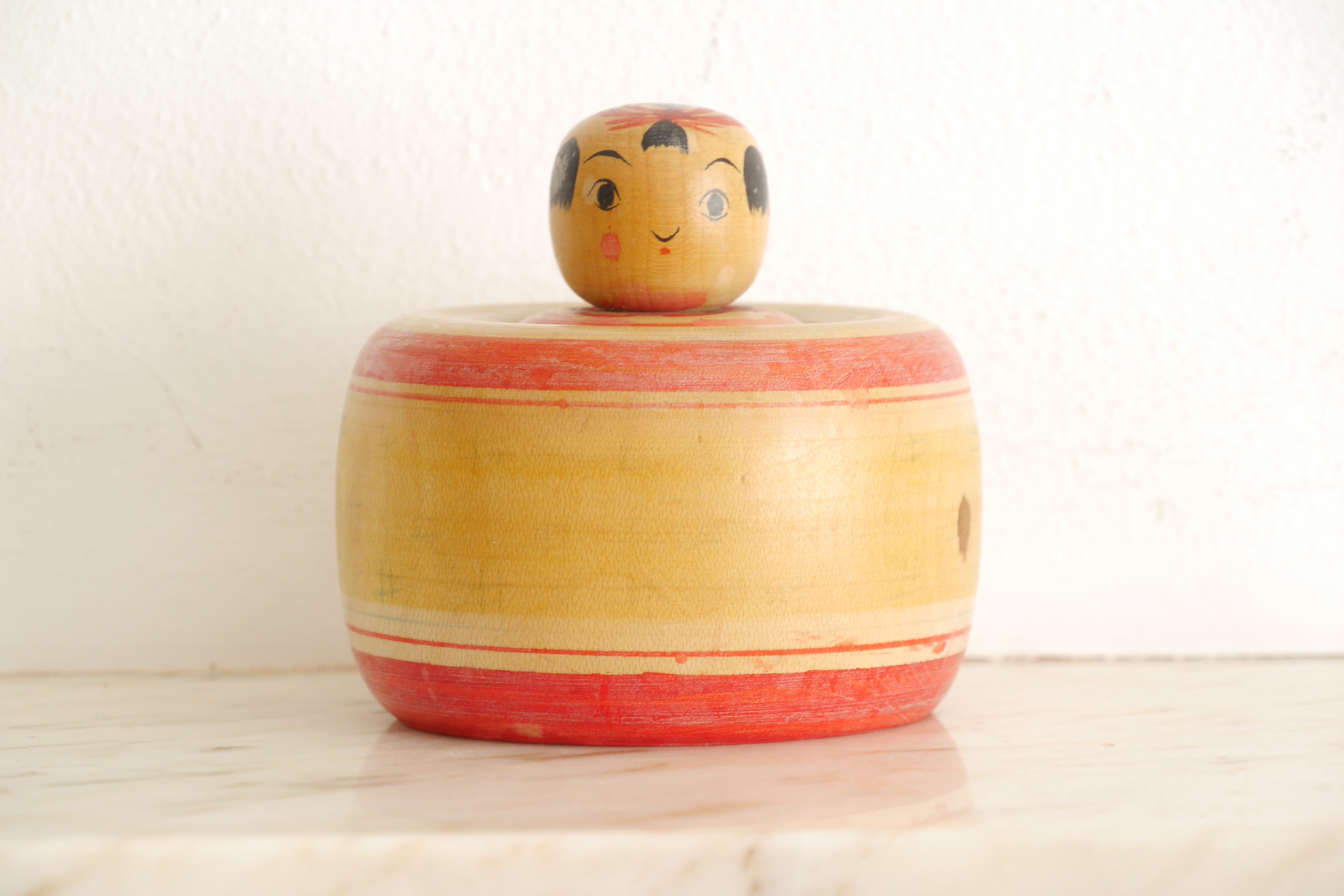 Vintage Ejiko Kokeshi from the Zao strain by Abe Tsunekichi (1904 - 1990)