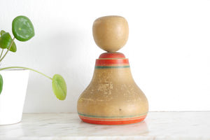 Vintage Nemariko Kokeshi | Dated 1970