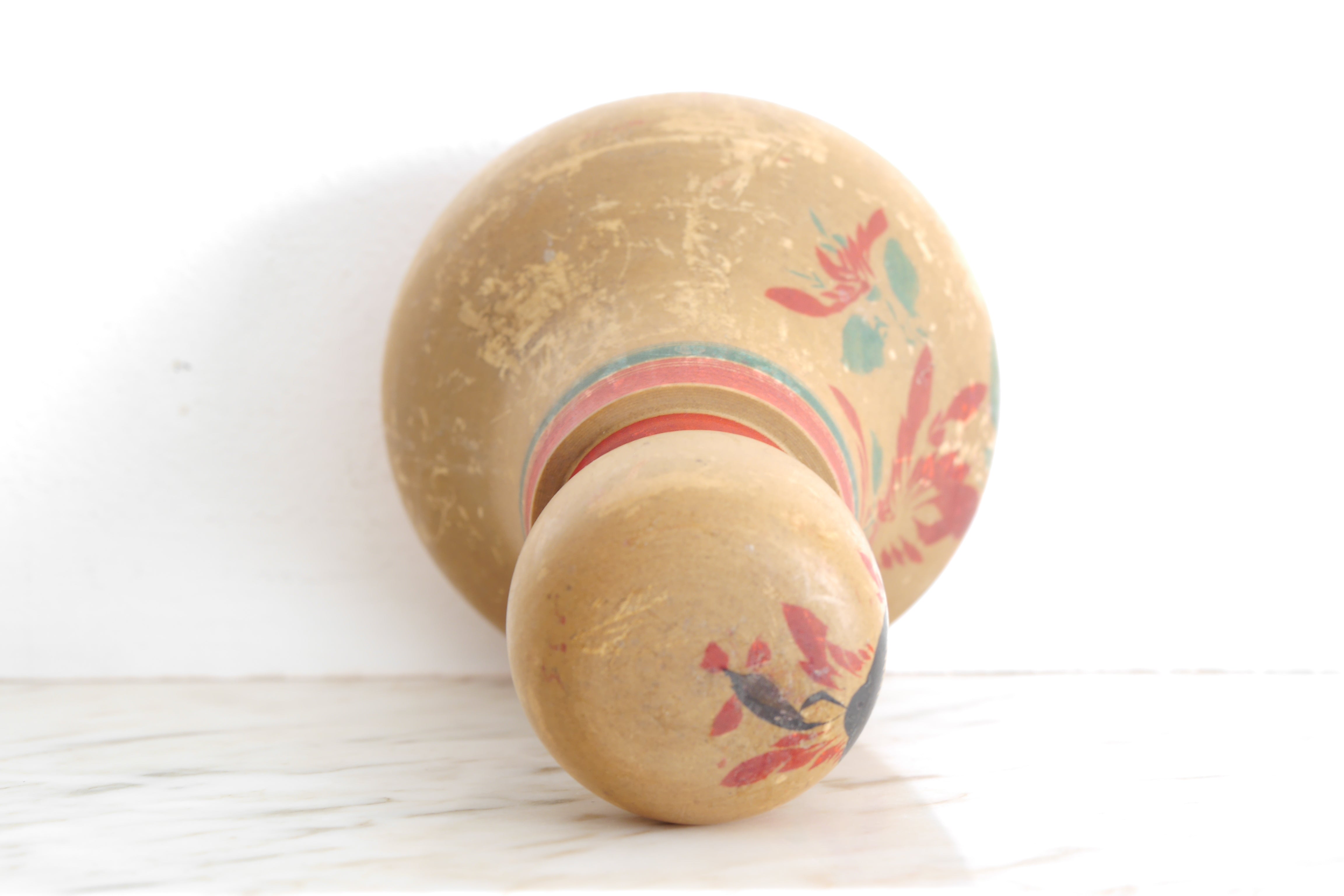 Vintage Nemariko Kokeshi | Dated 1970