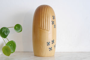 Exclusive Vintage Creative Kokeshi by Chiyomatsu Kanou (1935- ) | Titled: Harukaze - Spring Breeze