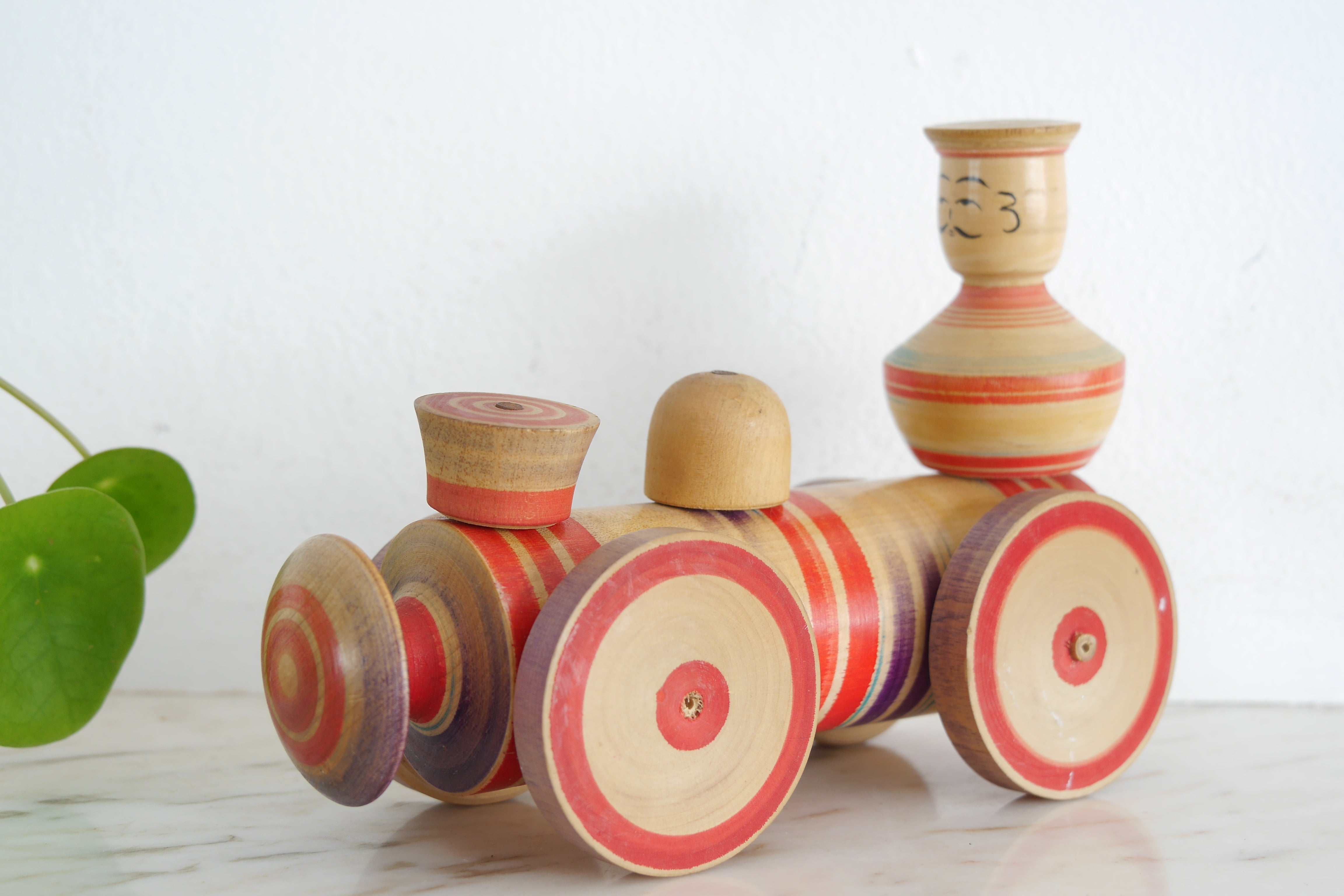 Wooden Train | Japanese Vintage Toy | Kijigangu – Fakapapa