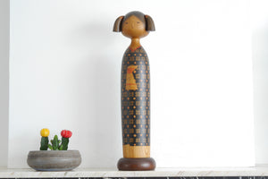 Exclusive Vintage Kokeshi by Sansaku Sekiguchi (1925-2018) | Museum Quality | 57 cm