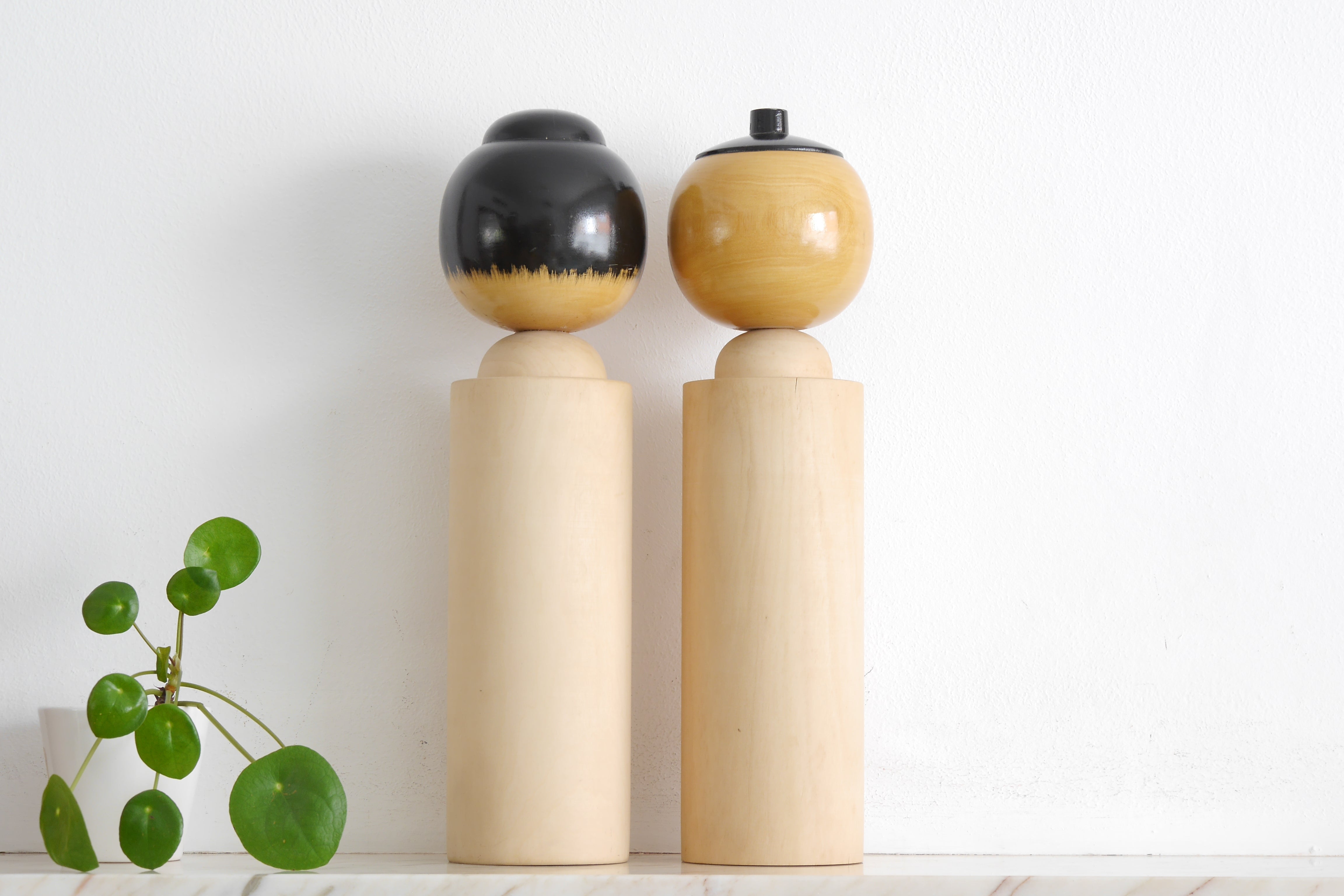 Large Pair of Vintage Sosaku Kokeshi