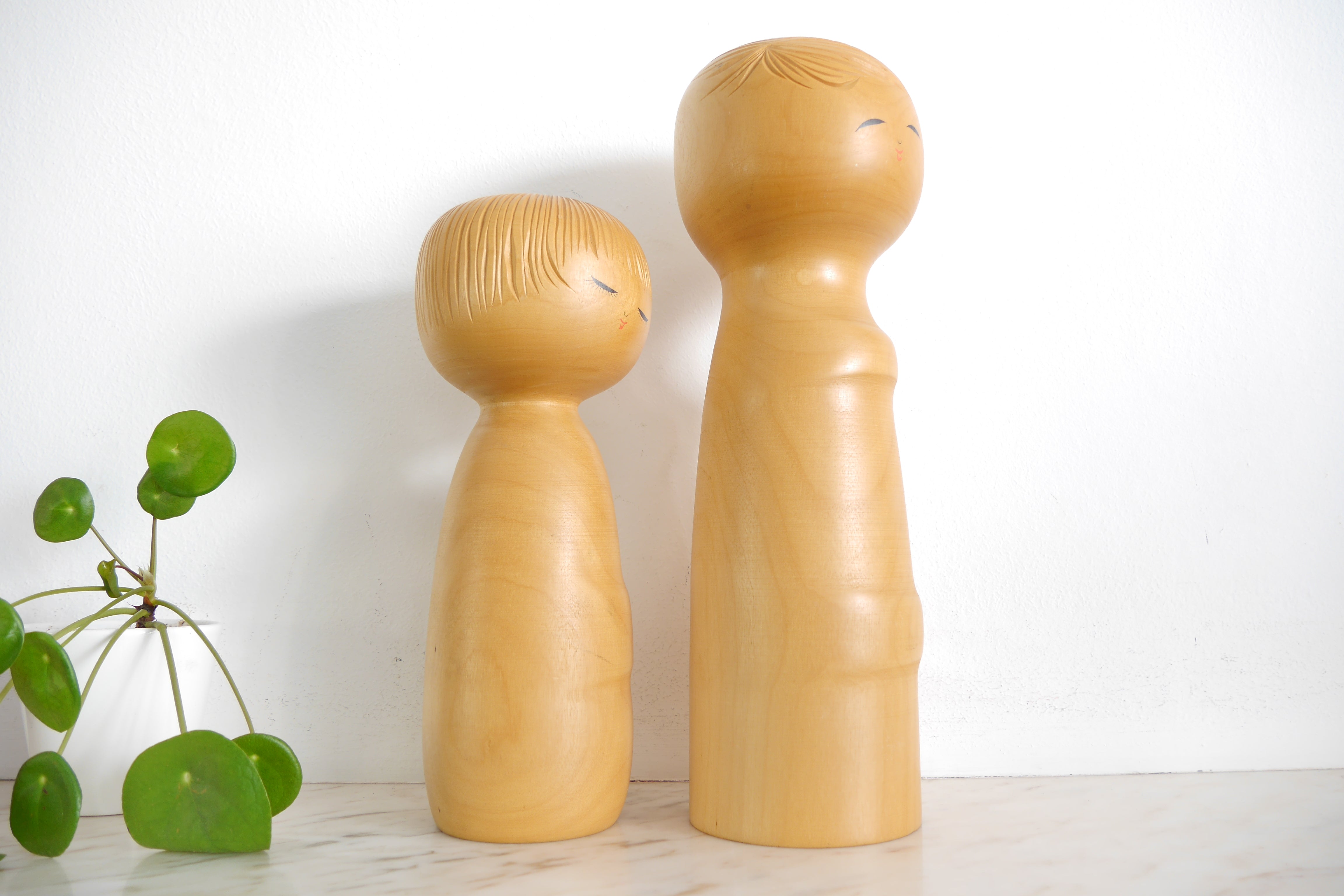 Exclusive Mother and Child Vintage Kokeshi By Sato Koson