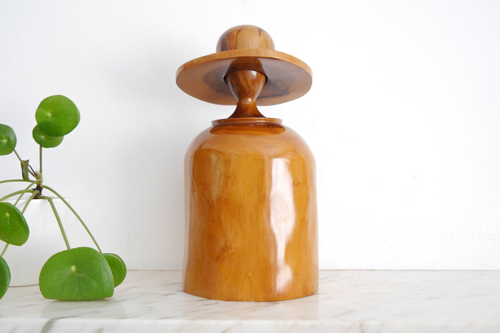 Exclusive Vintage Yakusugi Kokeshi with Hat