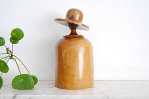 Exclusive Vintage Yakusugi Kokeshi with Hat