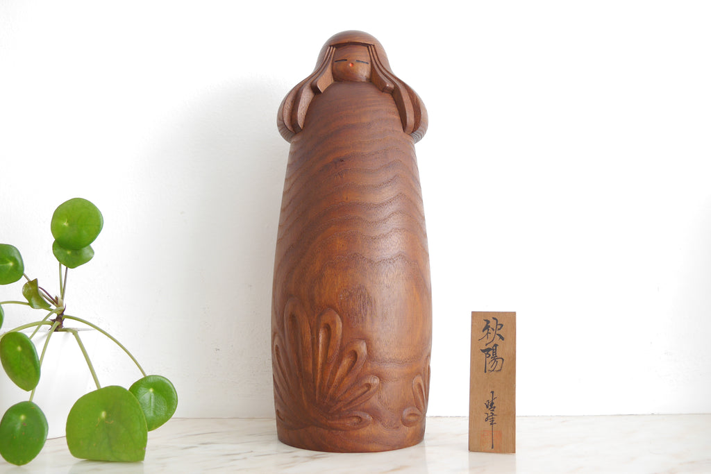 Exclusive Vintage Creative Kokeshi By Aida Seiho (1926-1998) | 34 cm