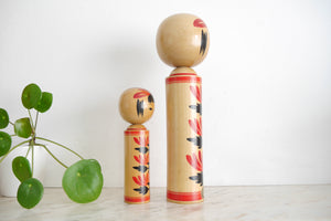 A lovely pair of Vintage Creative Kokeshi by Yukio