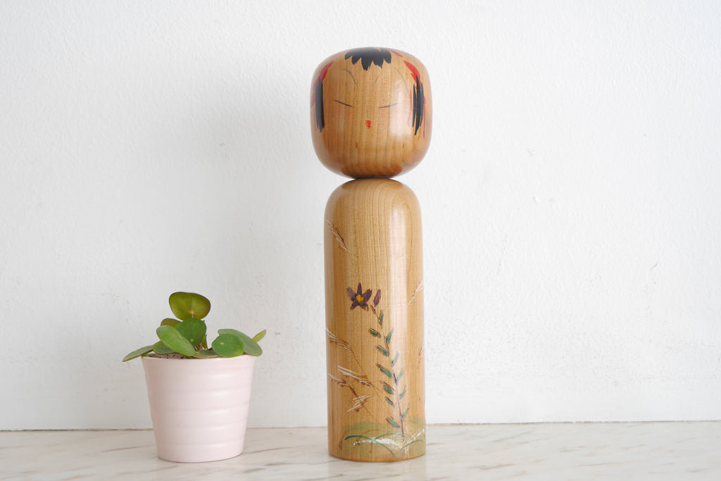 Vintage Creative Kokeshi By Takahashi Akinori (1957-)