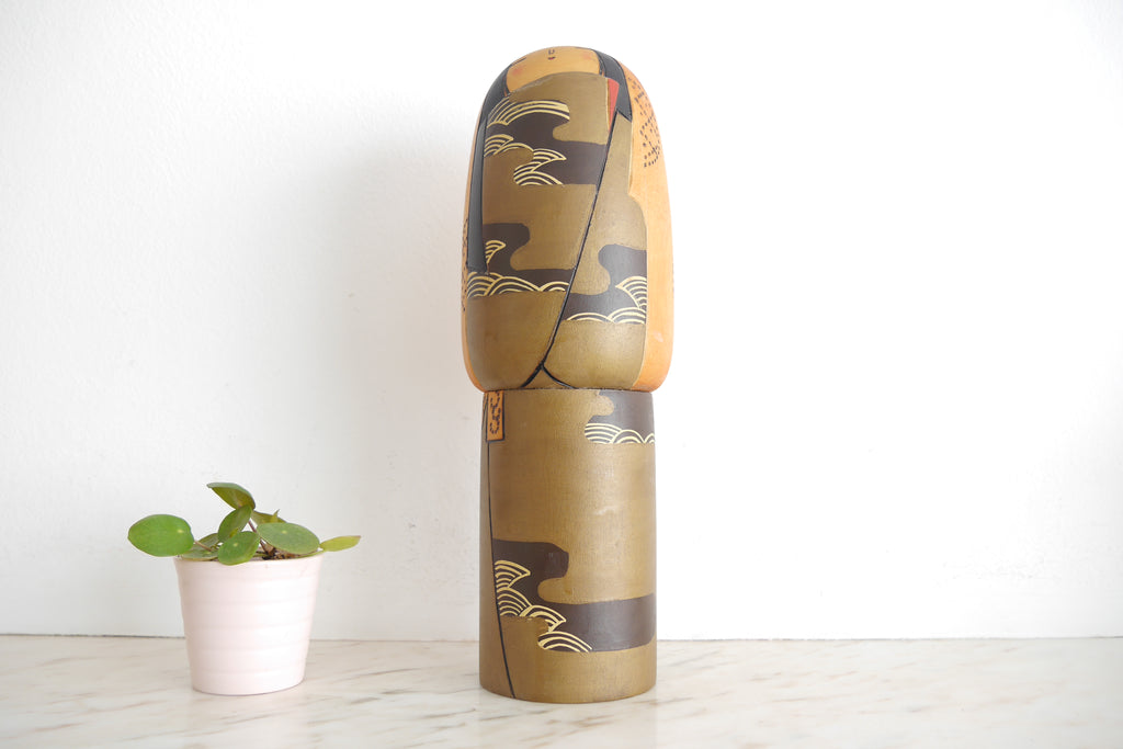 Exclusive Vintage Kokeshi by Inosuke Kobayashi (1931-unknown) | 29,5 cm