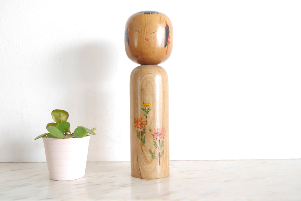 Vintage Creative Kokeshi By The Famous Takahashi Hajime (1918-2002)