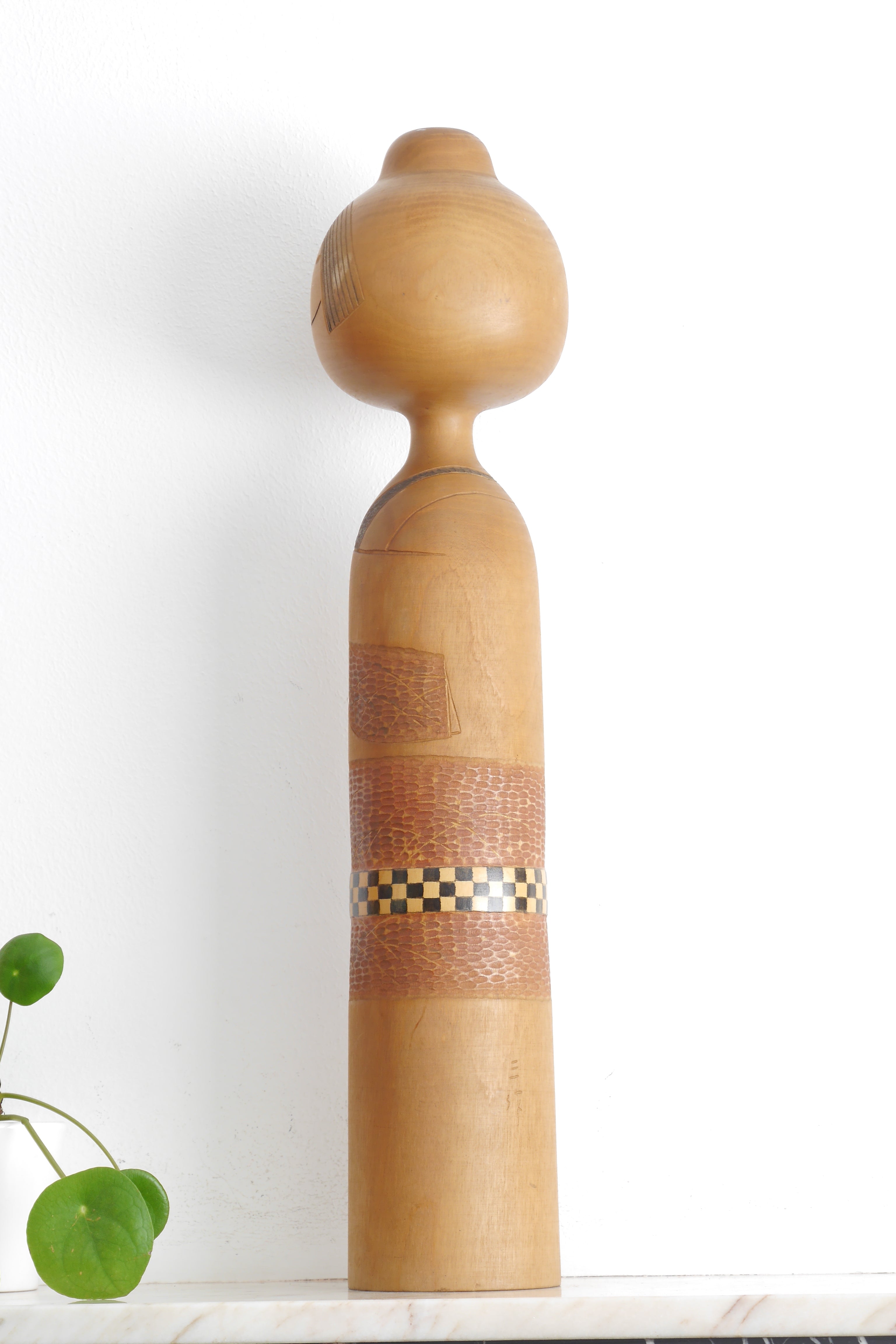 Exclusive Vintage Kokeshi by Sansaku Sekiguchi (1925-2018) | 60 cm