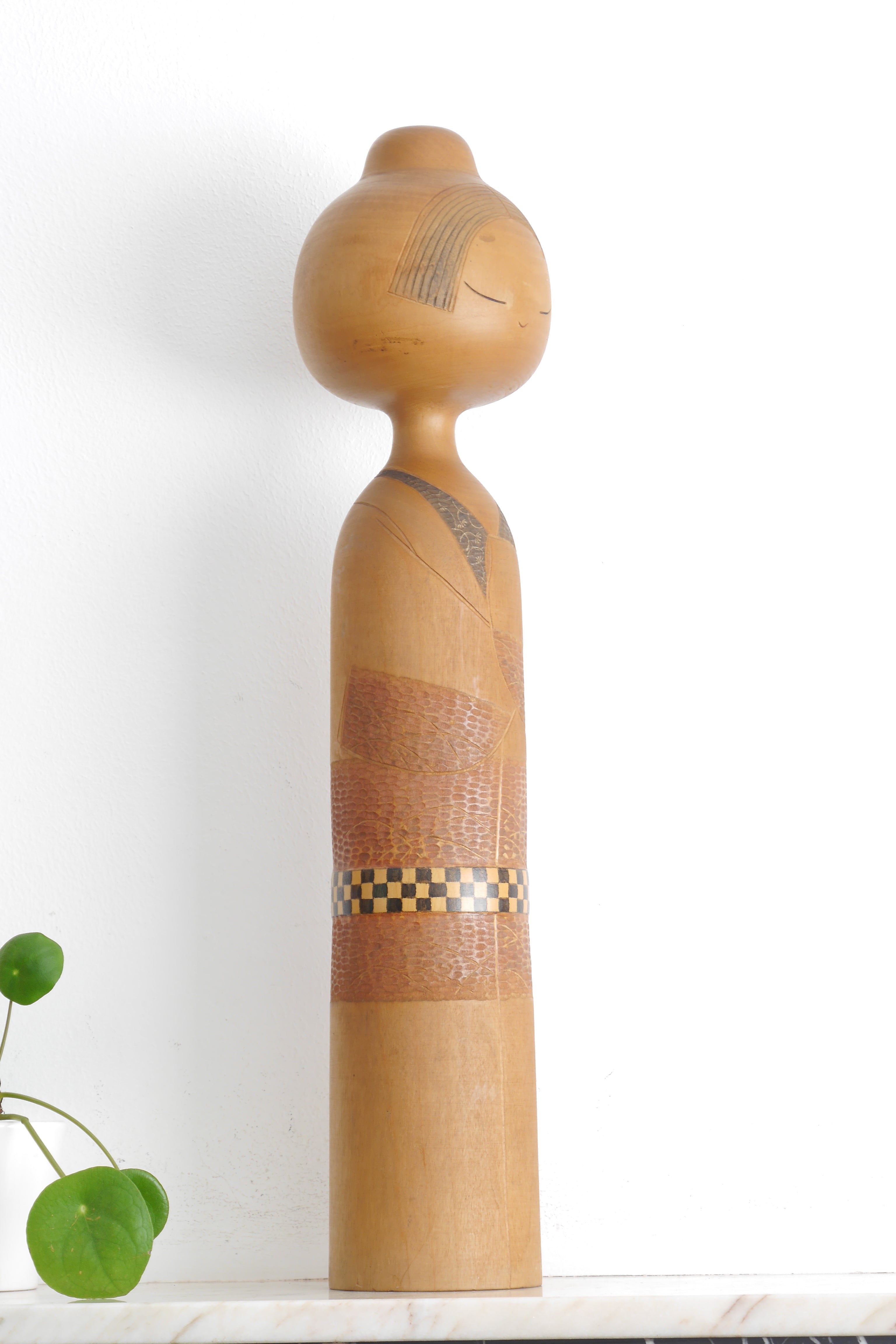 Exclusive Vintage Kokeshi by Sansaku Sekiguchi (1925-2018) | 60 cm