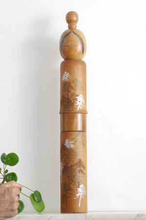 Exclusive Vintage Sosaku Kokeshi By Sato Suigai (1920-) | 63,5 cm!