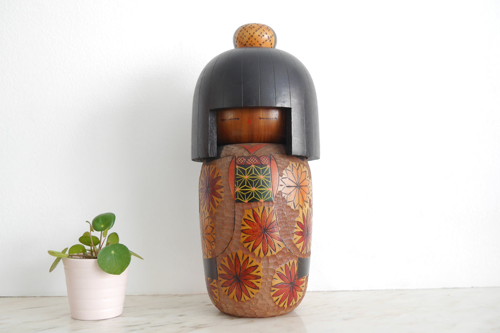 Exclusive Vintage Gumma Kokeshi By Kazuo Takamizawa (1927-) | 29,5 cm