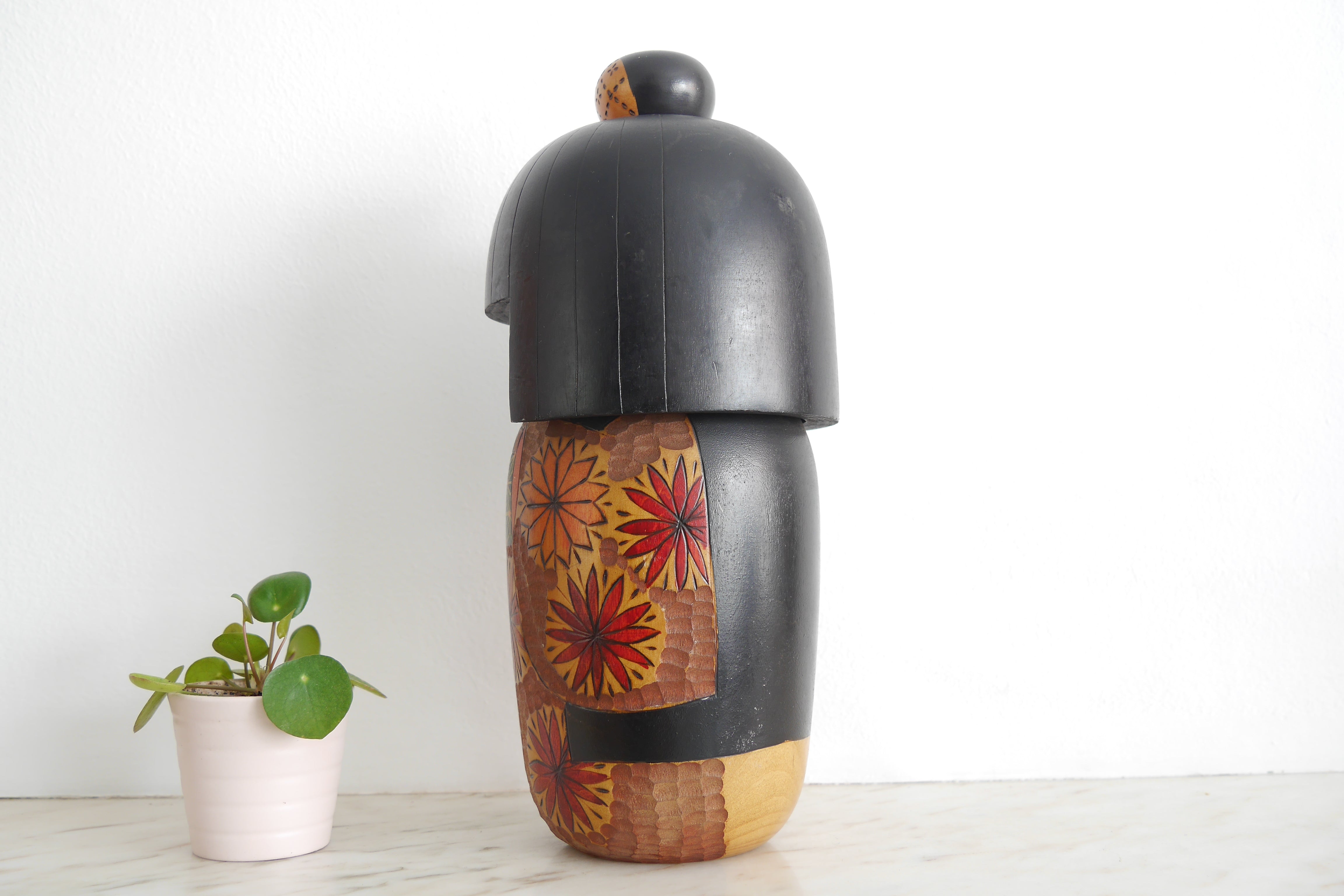 Exclusive Vintage Gumma Kokeshi By Kazuo Takamizawa (1927-) | 29,5 cm