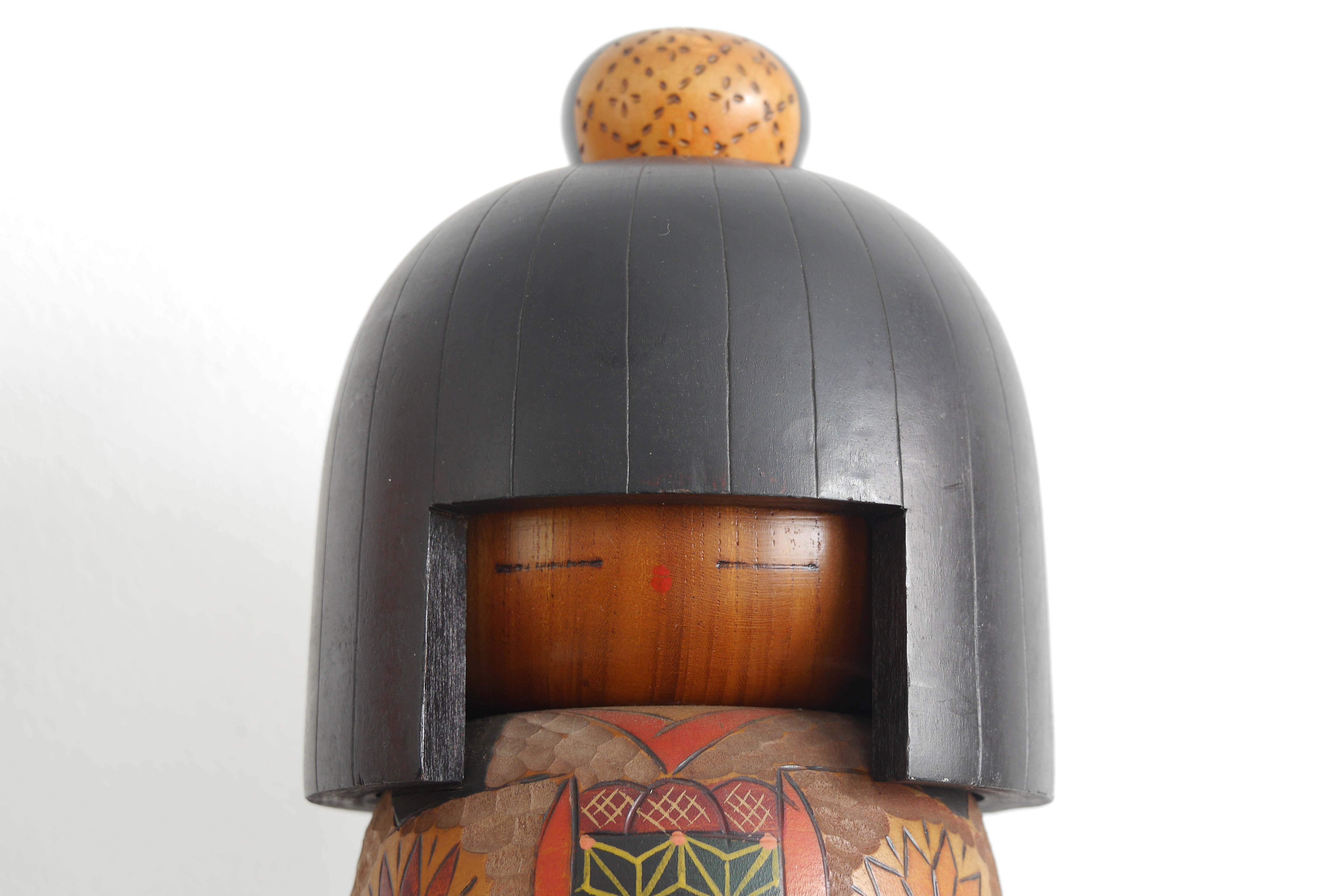 Exclusive Vintage Gumma Kokeshi By Kazuo Takamizawa (1927-) | 29,5 cm