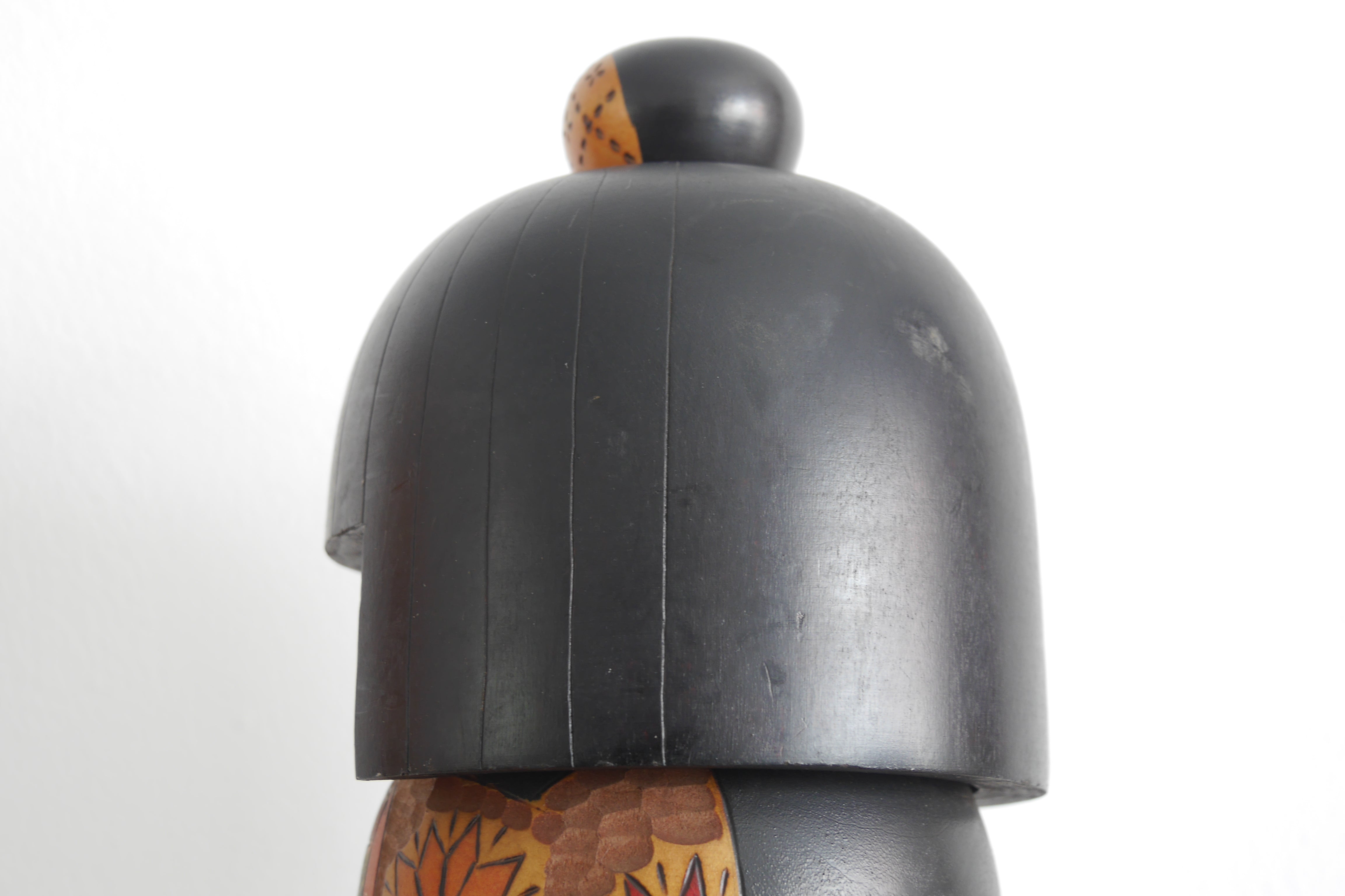 Exclusive Vintage Gumma Kokeshi By Kazuo Takamizawa (1927-) | 29,5 cm