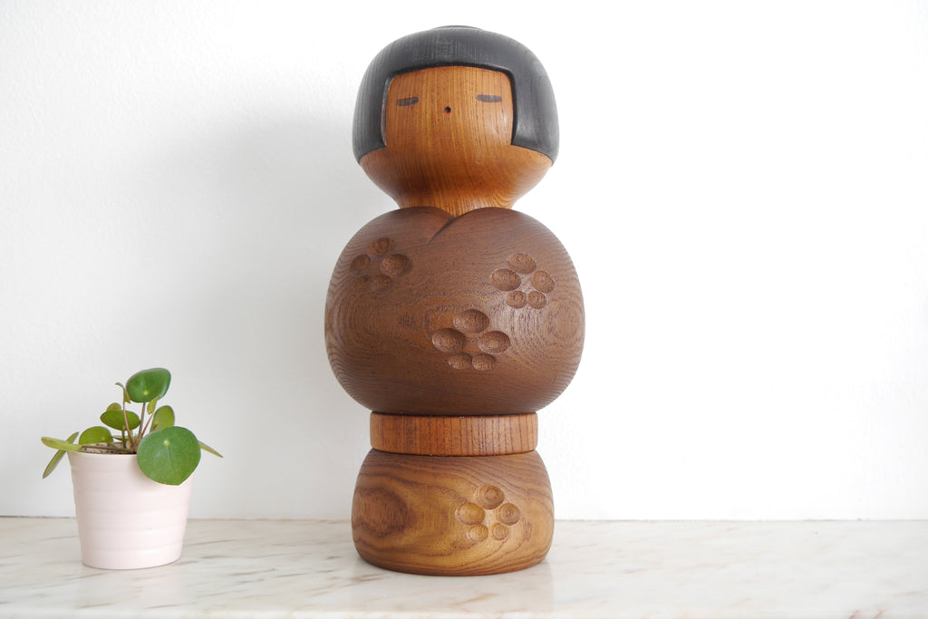 Exclusive Vintage Kokeshi By Sanpei Yamanaka (1926-2012) | 29 cm