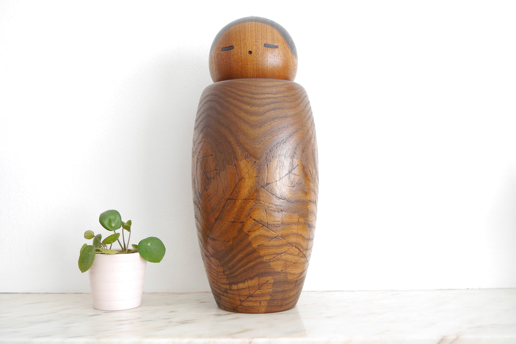 Exclusive Vintage Creative Kokeshi By Sanpei Yamanaka (1926-2012) | 31 cm