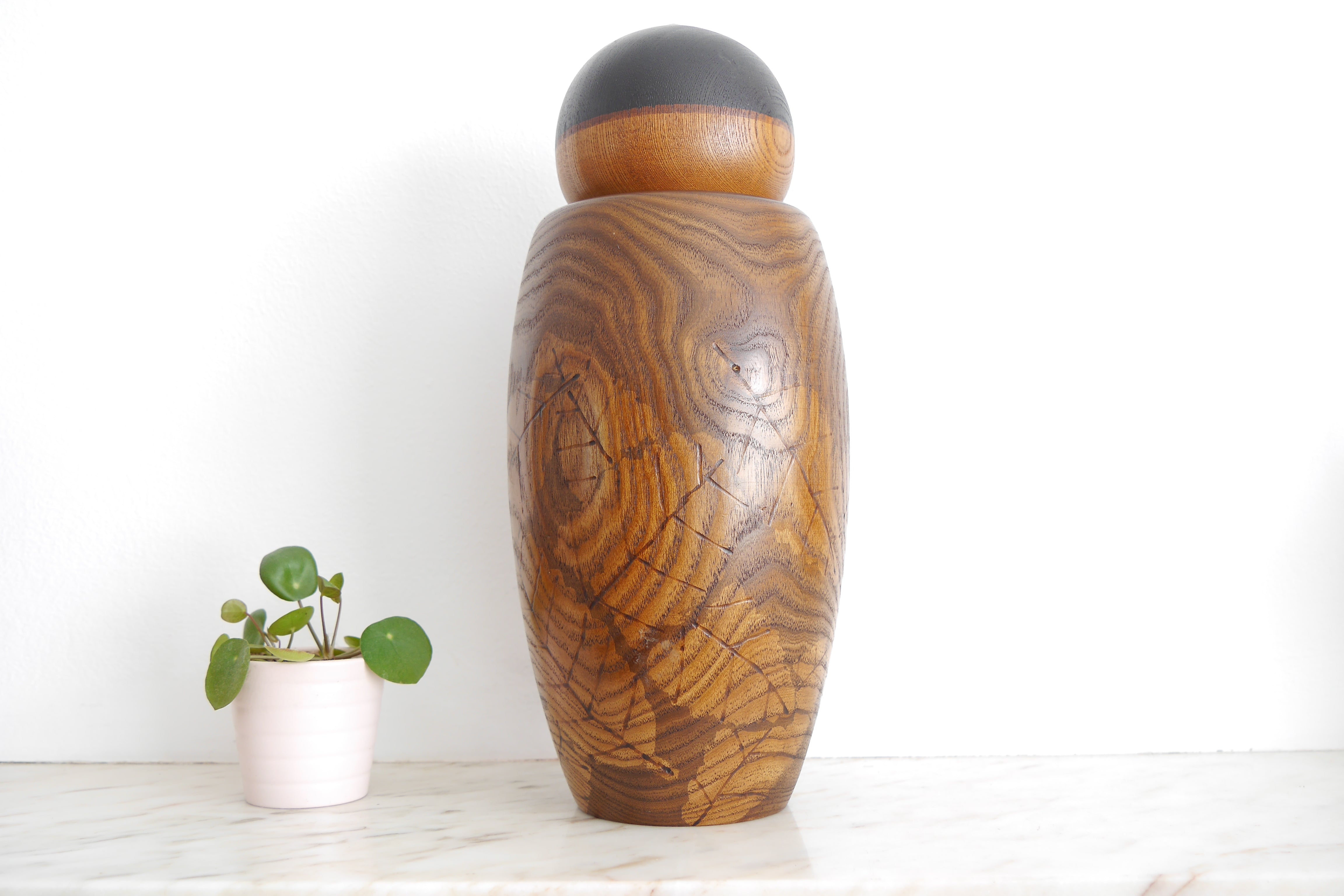 Exclusive Vintage Creative Kokeshi By Sanpei Yamanaka (1926-2012) | 31 cm