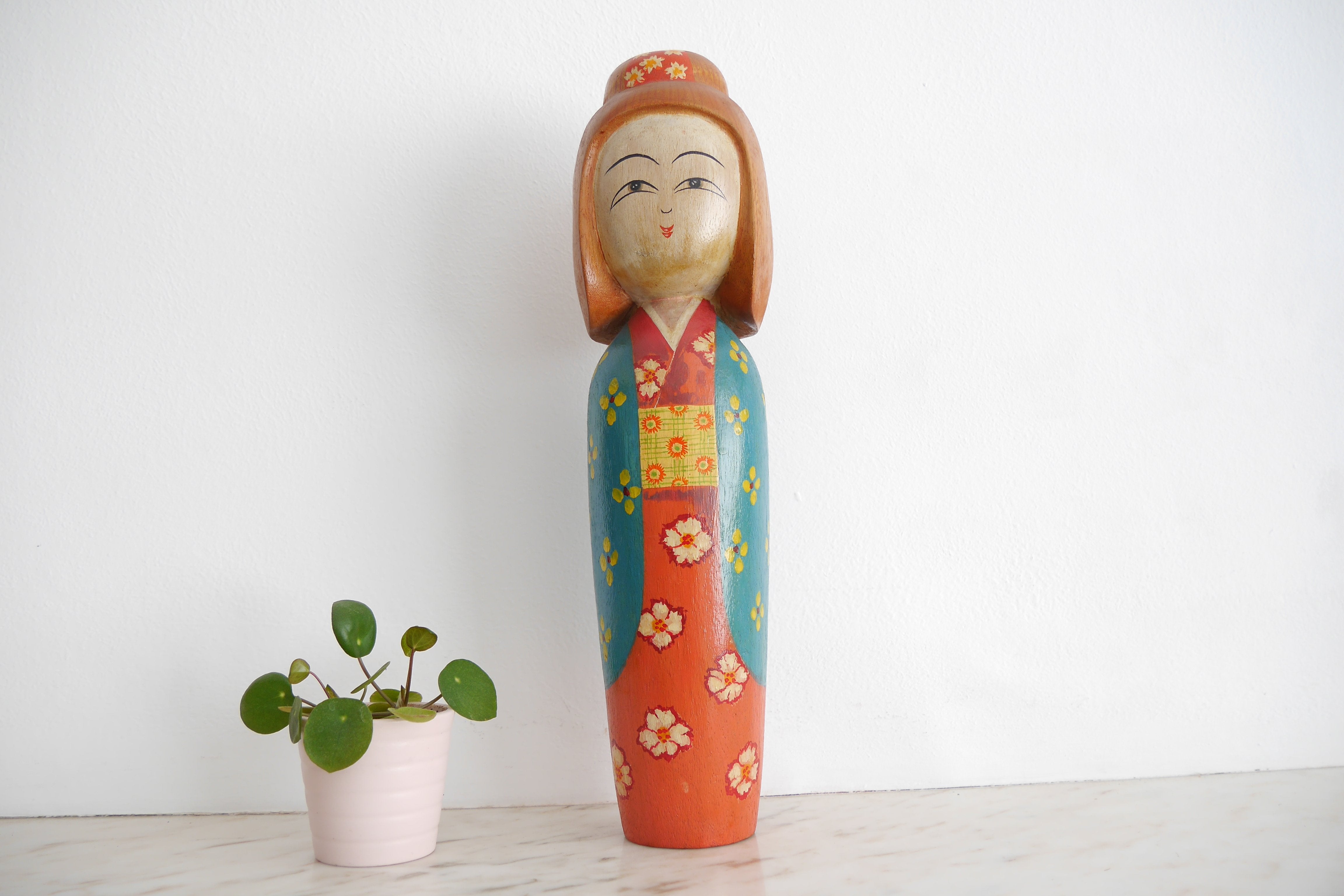 Kokeshi Inspired Doll | 35 cm