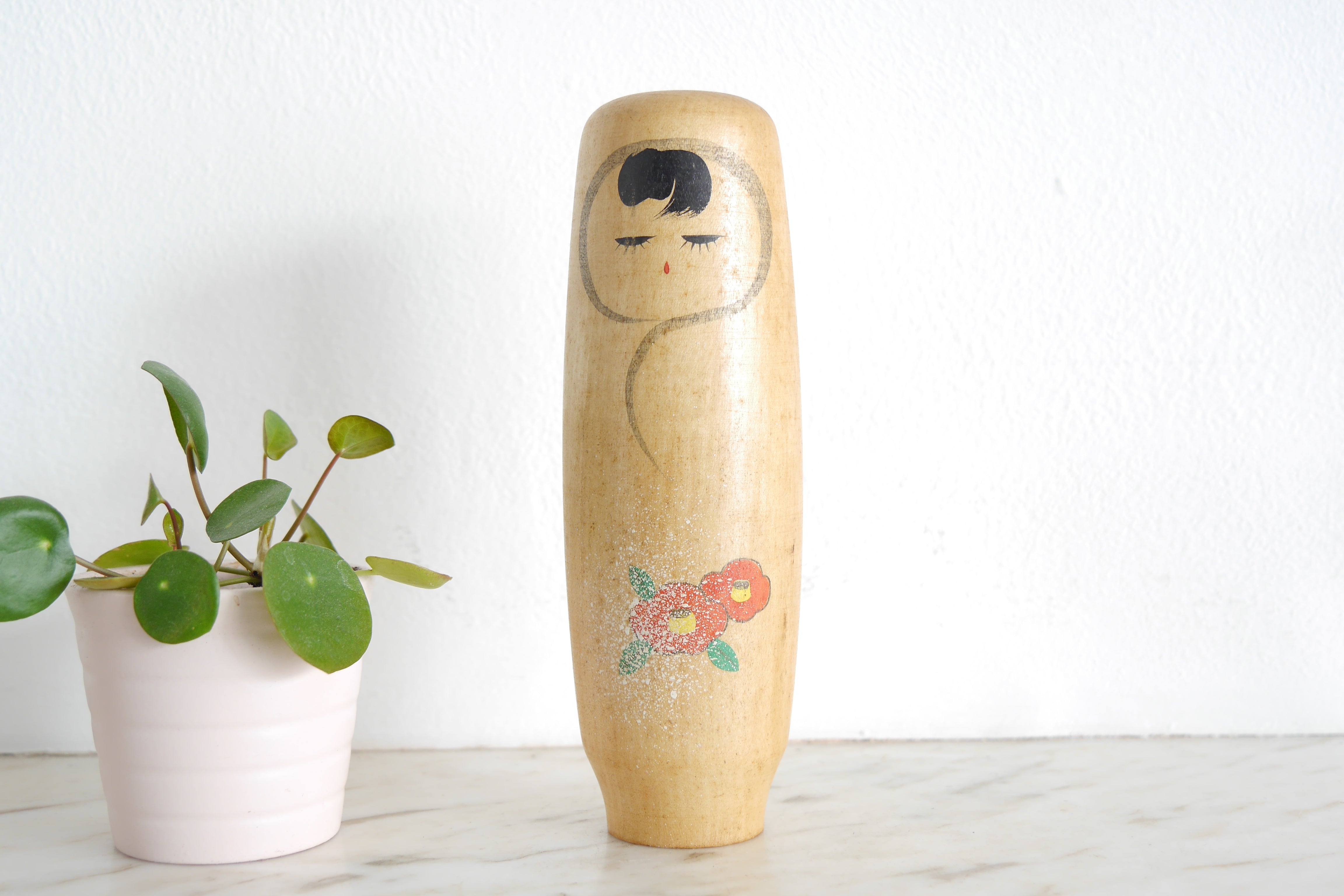 Vintage Sosaku Kokeshi by Misui | 16,5 cm