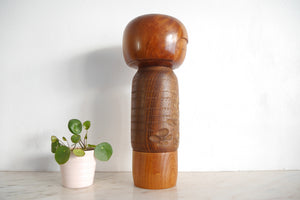 Exclusive Vintage Creative Kokeshi by Takeda Masashi (1930-) | 28 cm