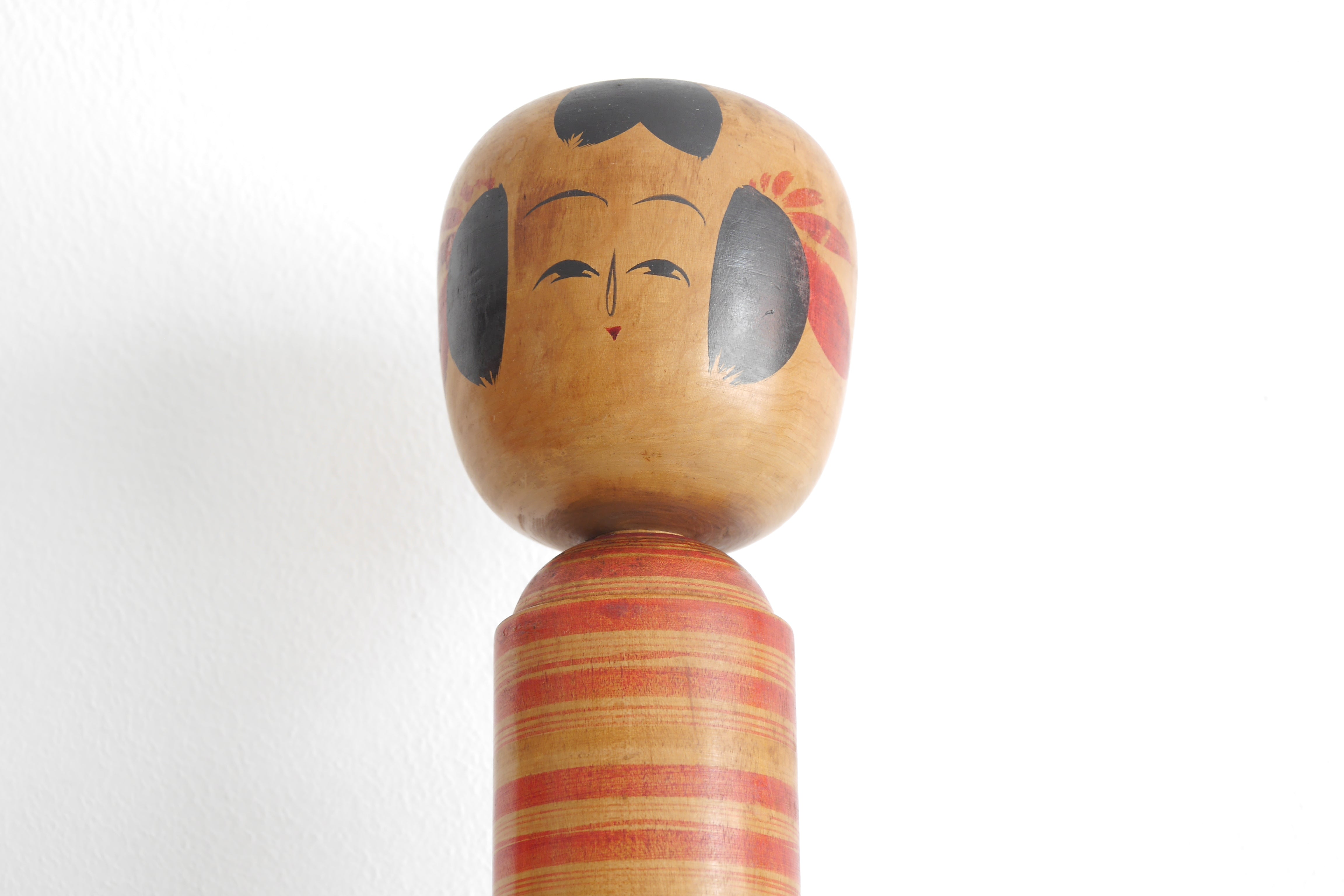 Large Vintage Traditional Sakunami Kokeshi | 41 cm