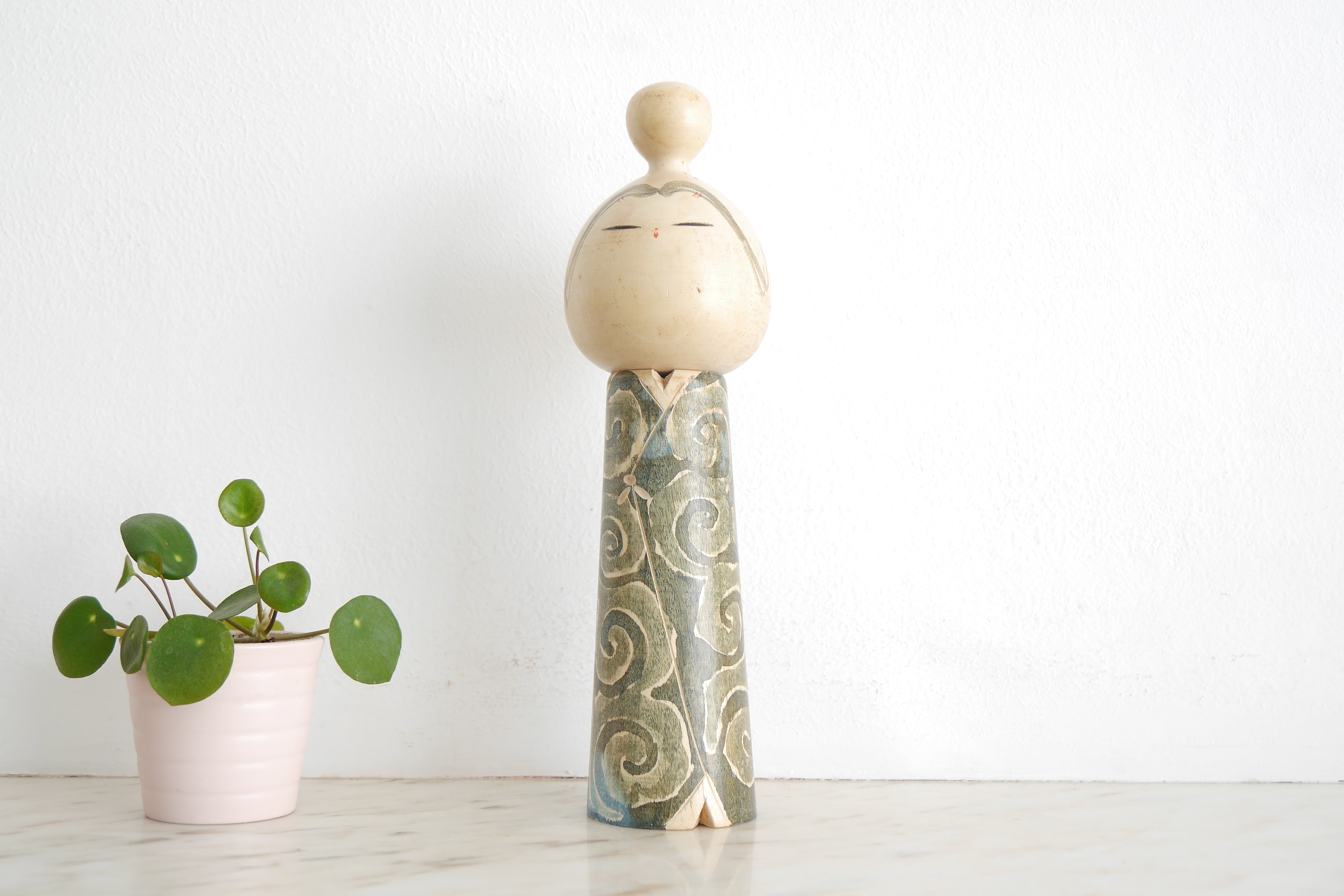 Exclusive Vintage Creative Kokeshi By Issetsu Kuribayashi (1924 - 2011) | 25 cm