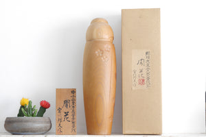 Exclusive Vintage Sosaku Kokeshi By Ohtani Yoshio (1936-) | With Original Box | 49 cm