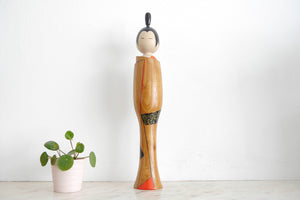 Exclusive Vintage Creative Kokeshi By Issetsu Kuribayashi (1924-2011) | 36,5 cm